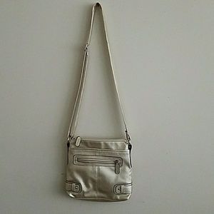 Gold crossbody purse